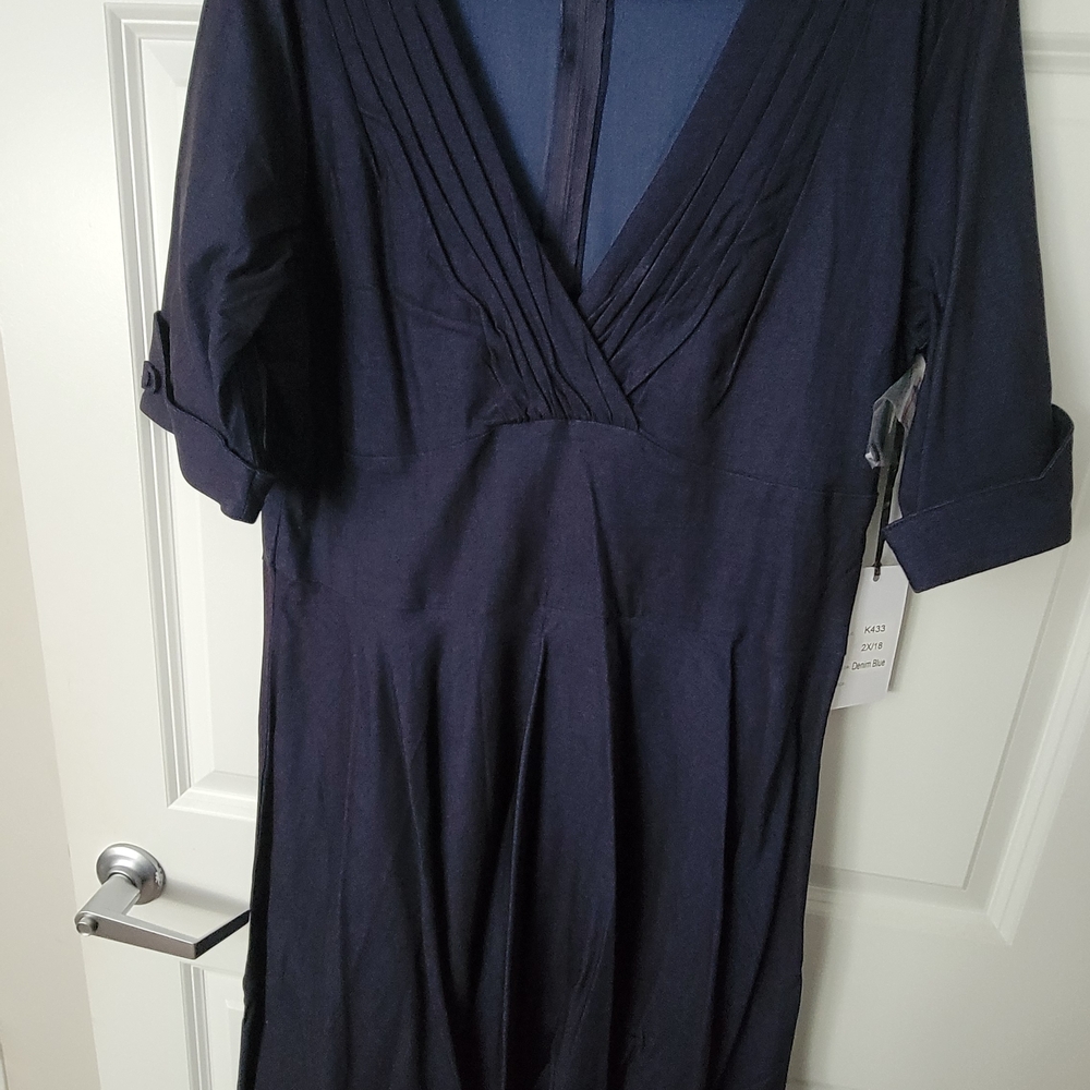 Unique Vintage Delores Swing Dress - Picture 3 of 3